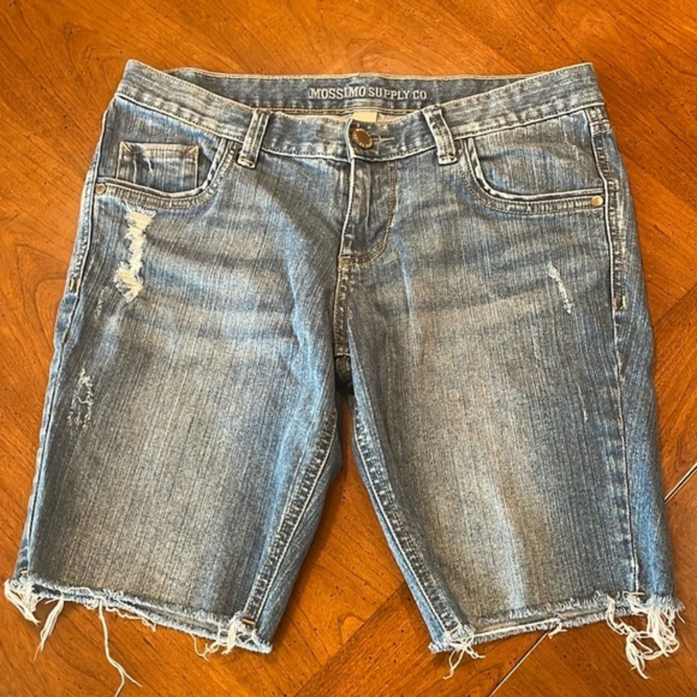 MOSSIMO SUPPLY CO Womens 9” Stretch Denim Short - size 5